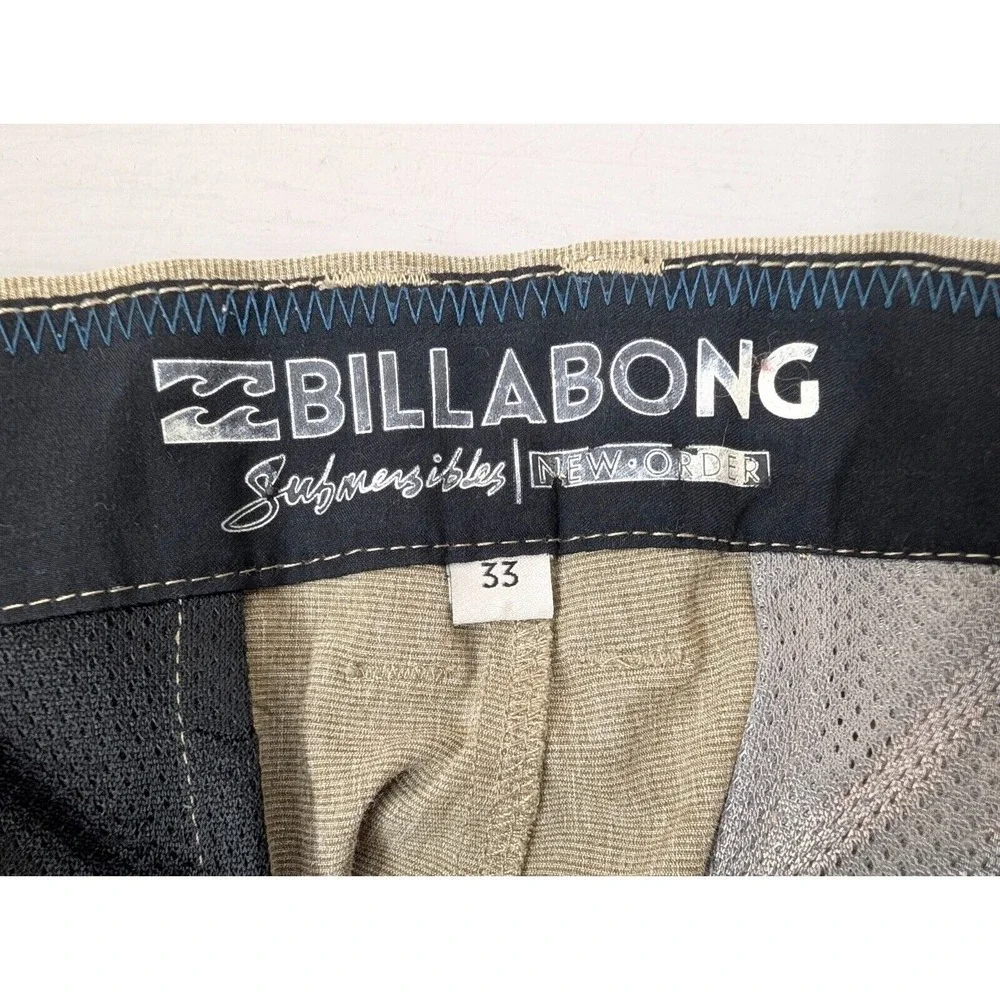 Billabong Submersibles Chino Surf Shorts Mens 33 Colorblock Swim Walking Stretch